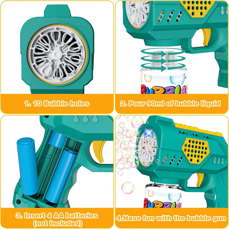 Bubble Gun | مسدس فقاعات أوتوماتيكي