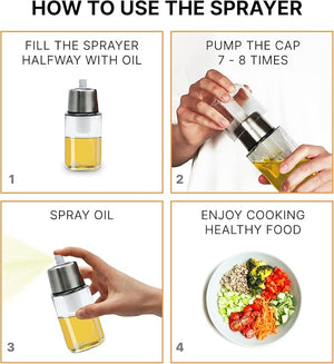 Oil Spray Bottle Dispenser | بخاخ زيت المطبخ
