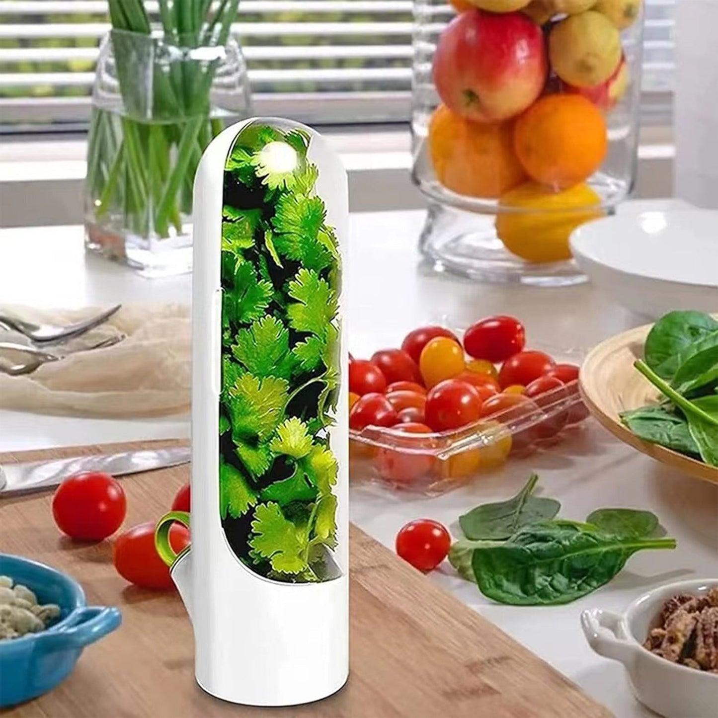Portable Herb Keeper | حافظ الأعشاب الطازجة