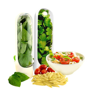 Portable Herb Keeper | حافظ الأعشاب الطازجة